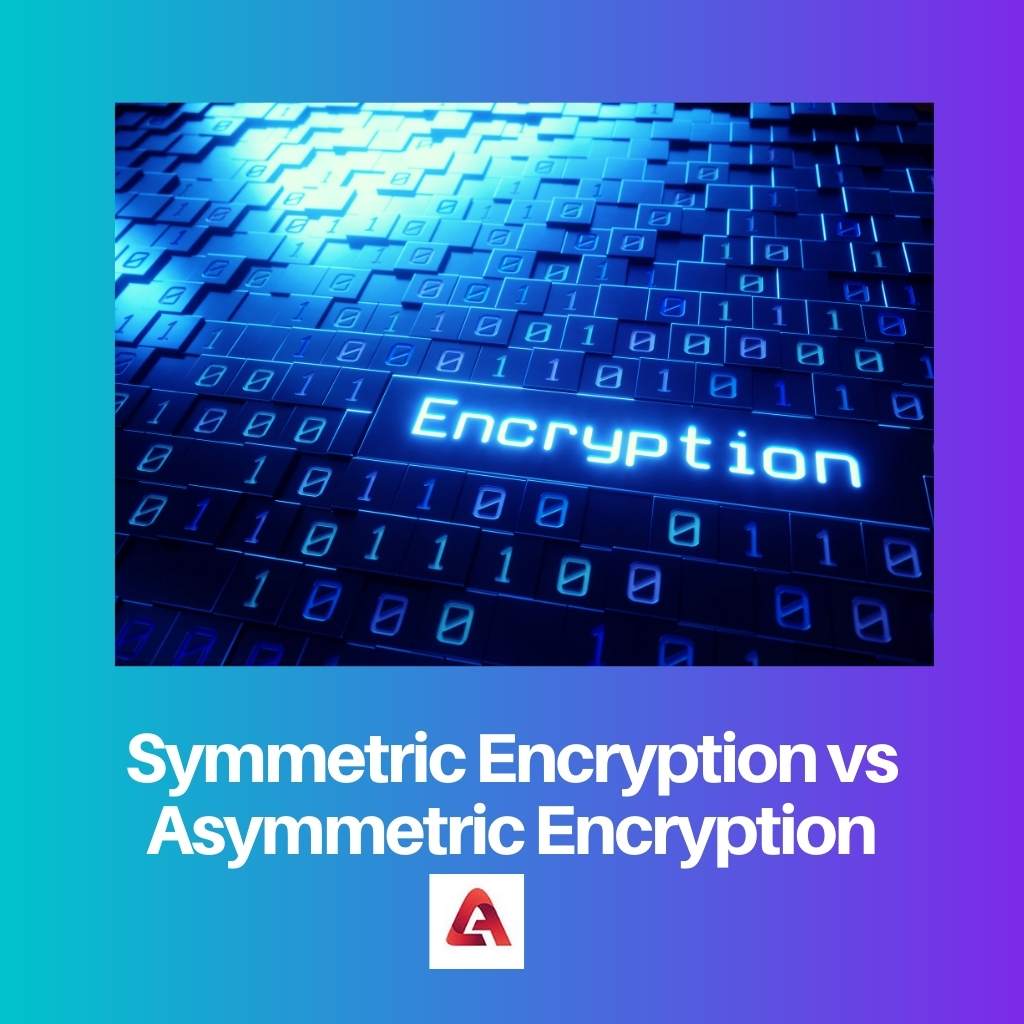 Symetrické šifrování vs asymetrické šifrování