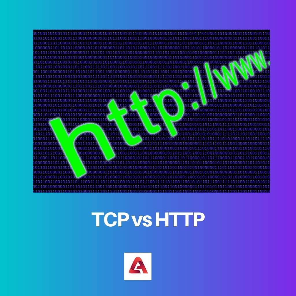 TCP frente a HTTP