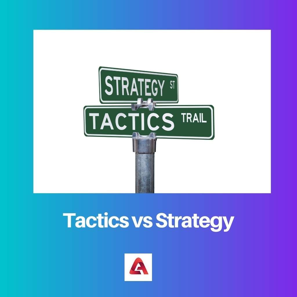 Tactics vs Strategy