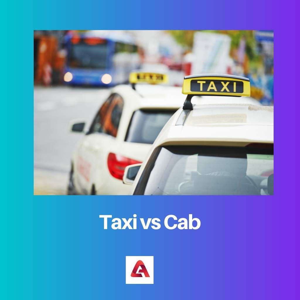 Taxa vs Cab