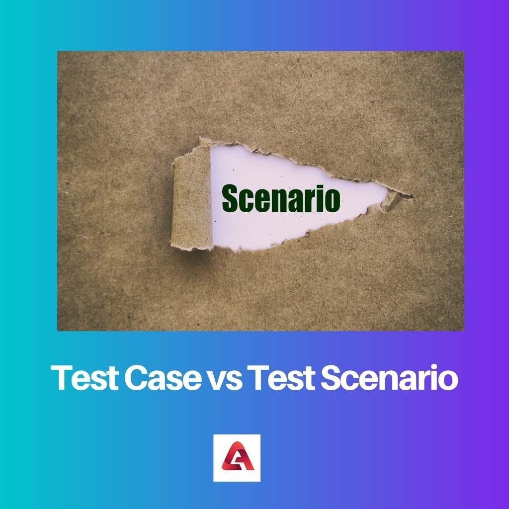 Caso de Teste x Cenário de Teste