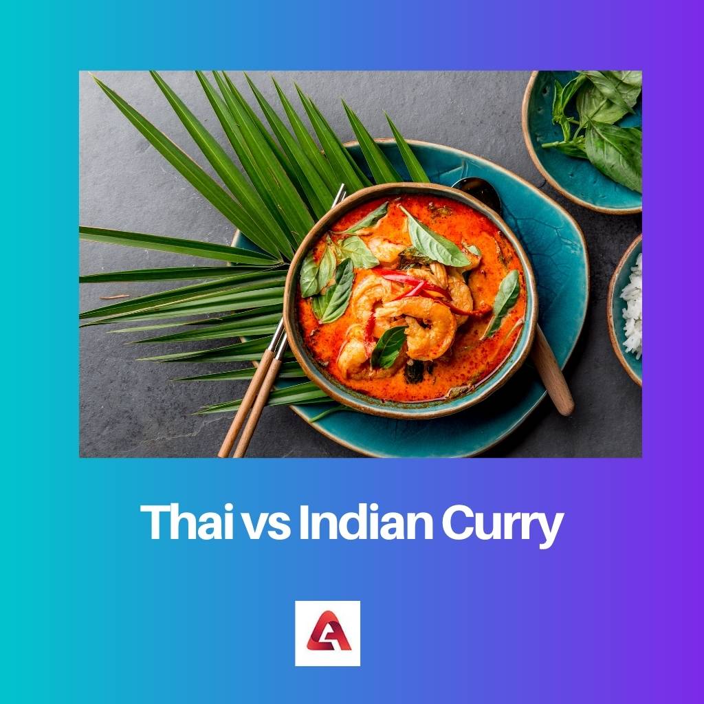 Curry tailandese vs indiano