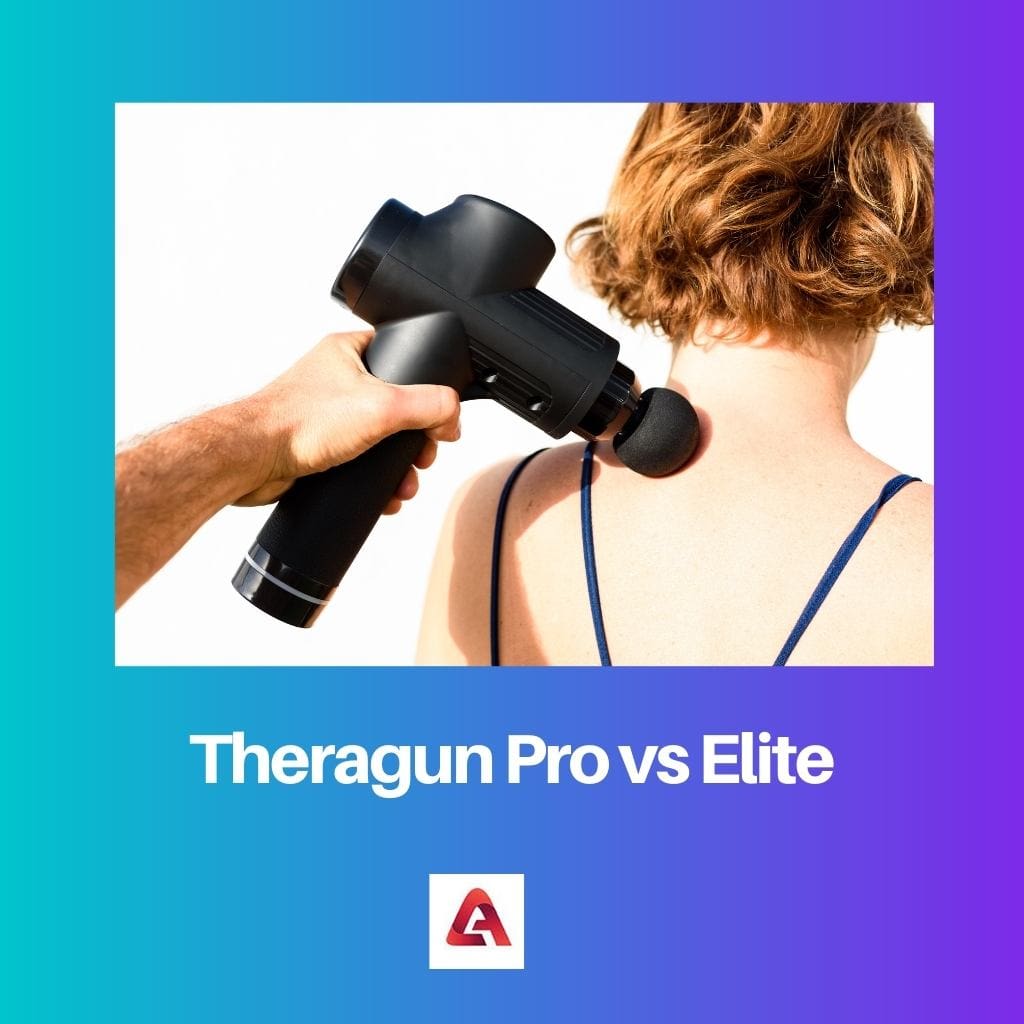 Theragun Pro frente a Elite