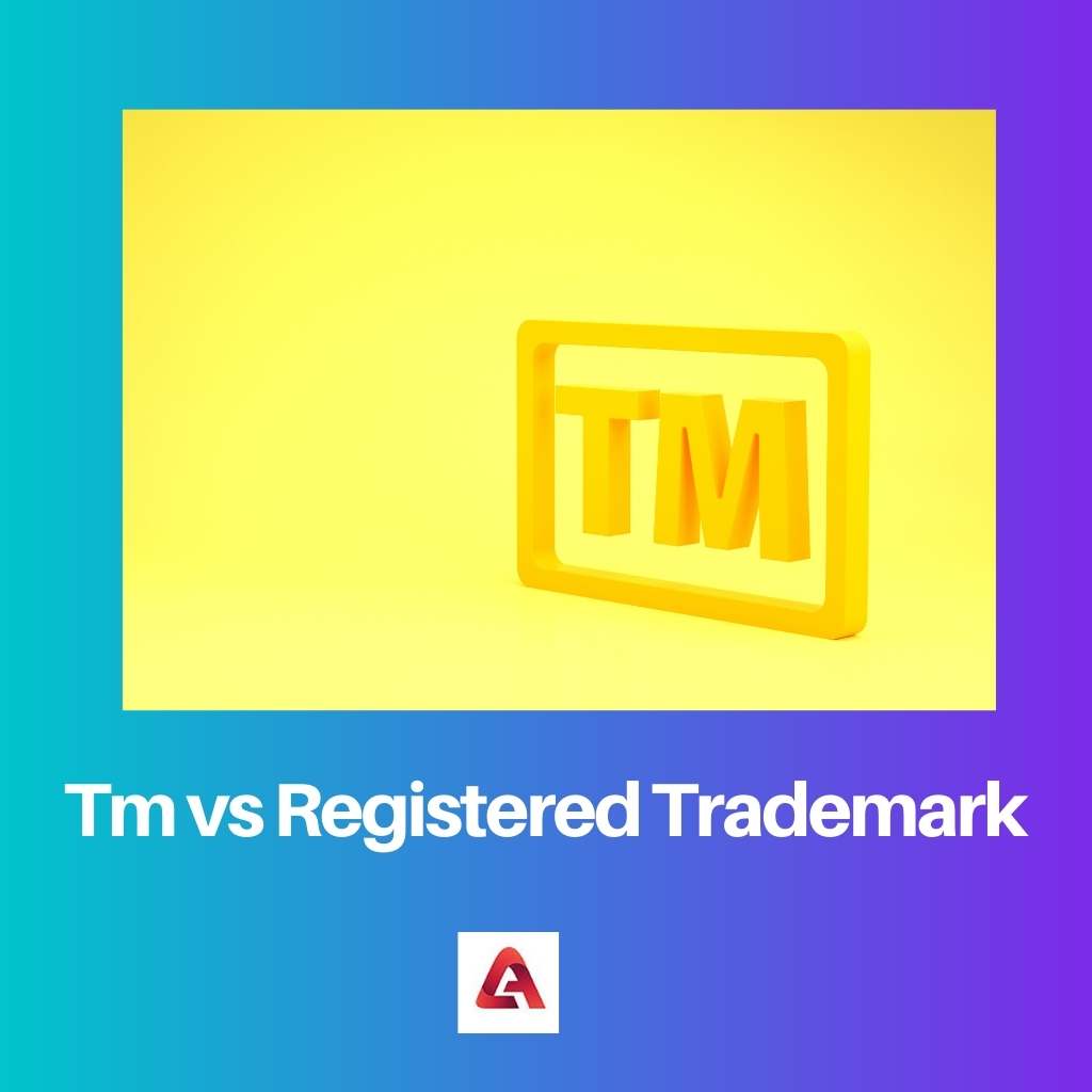 Tm vs rekisteröity tavaramerkki