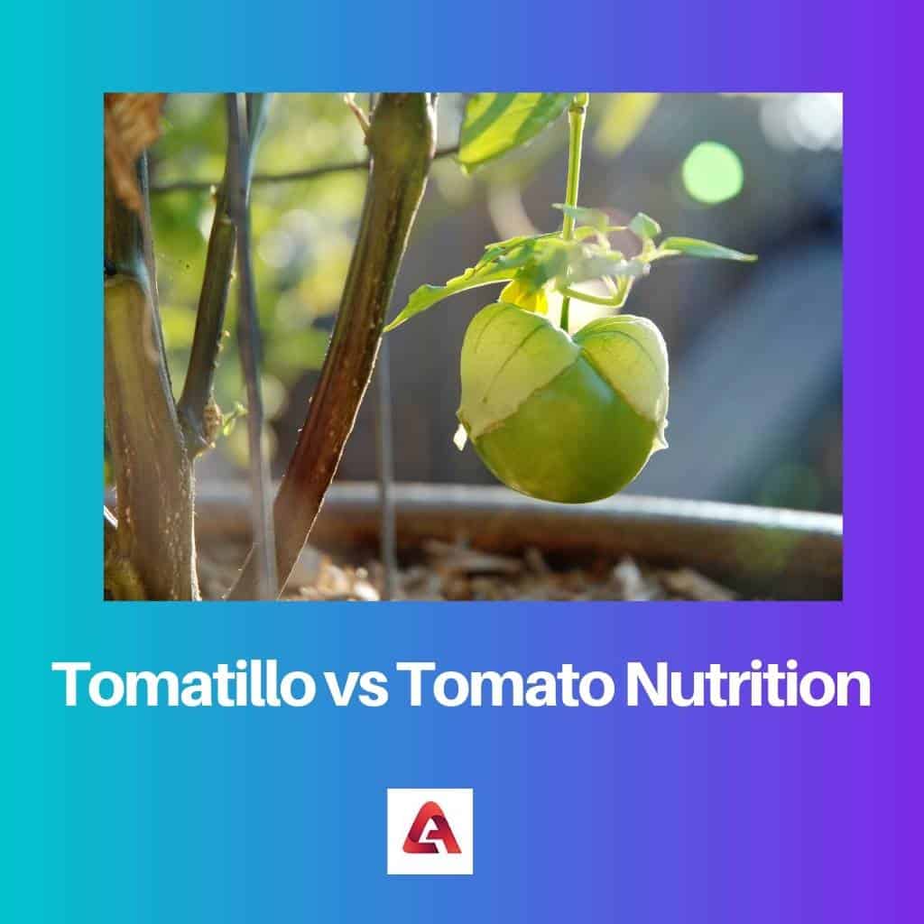 Томатилло против томатного питания