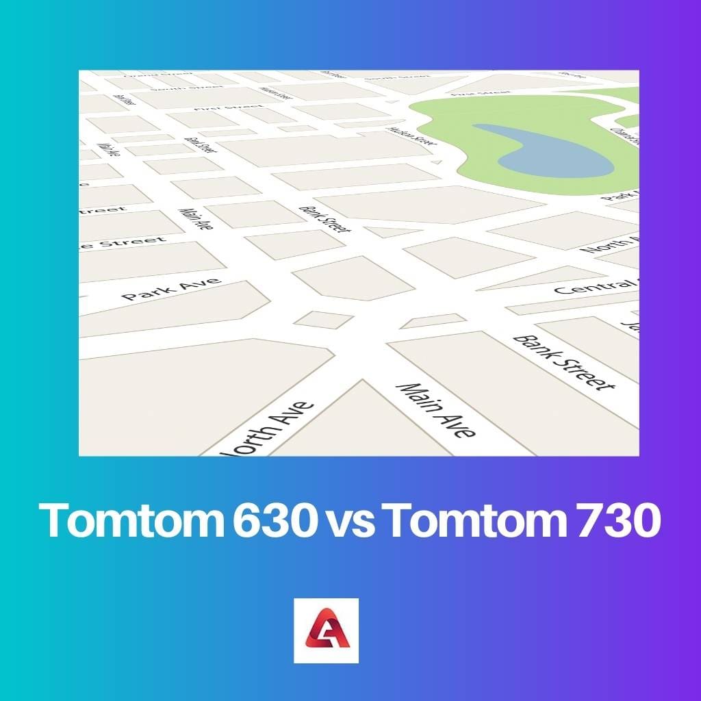 Tomtom 630 vs Tomtom 730