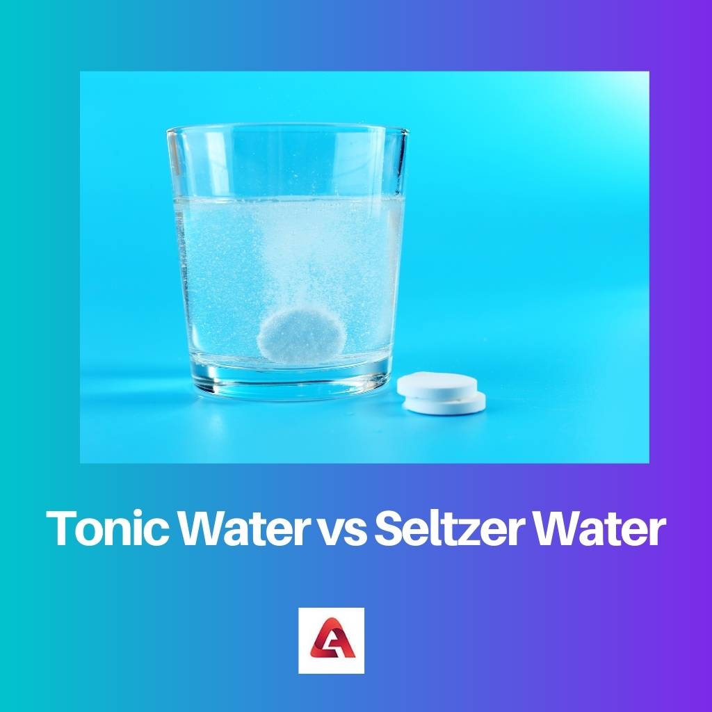 Tonic Water vs Seltzer Water