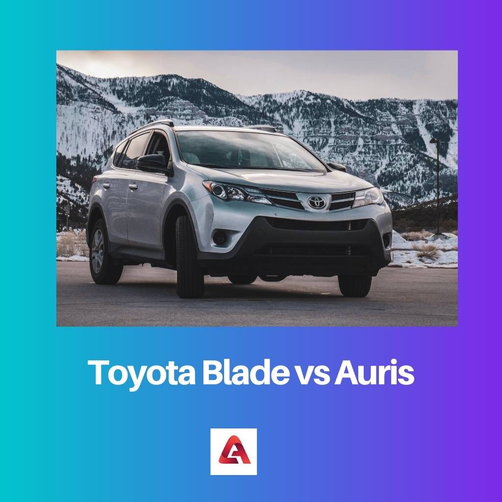 Toyota Blade versus Auris