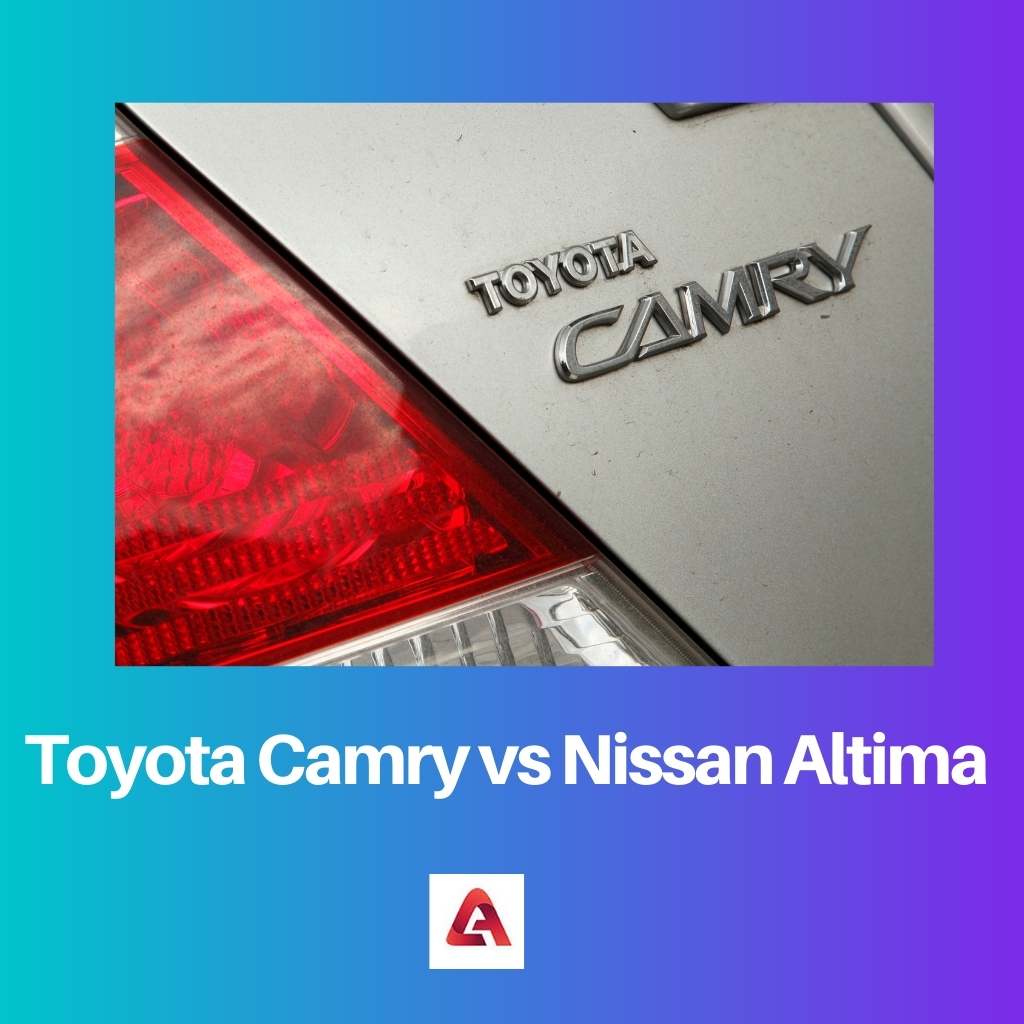 トヨタ カムリ vs 日産 アルティマ
