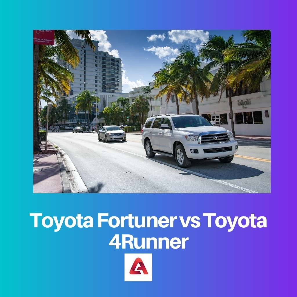 Toyota Fortuner versus Toyota 4Runner