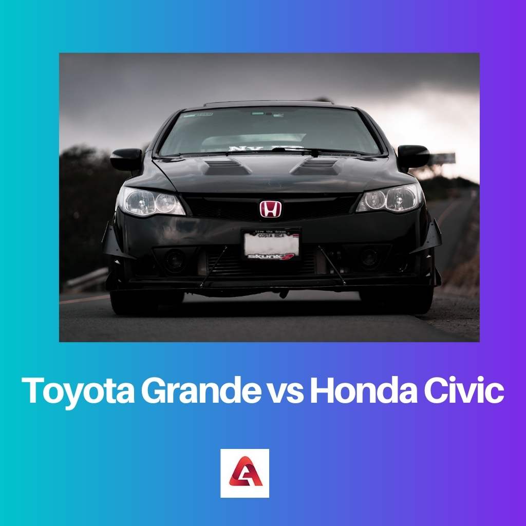 Toyota Grande contre Honda Civic