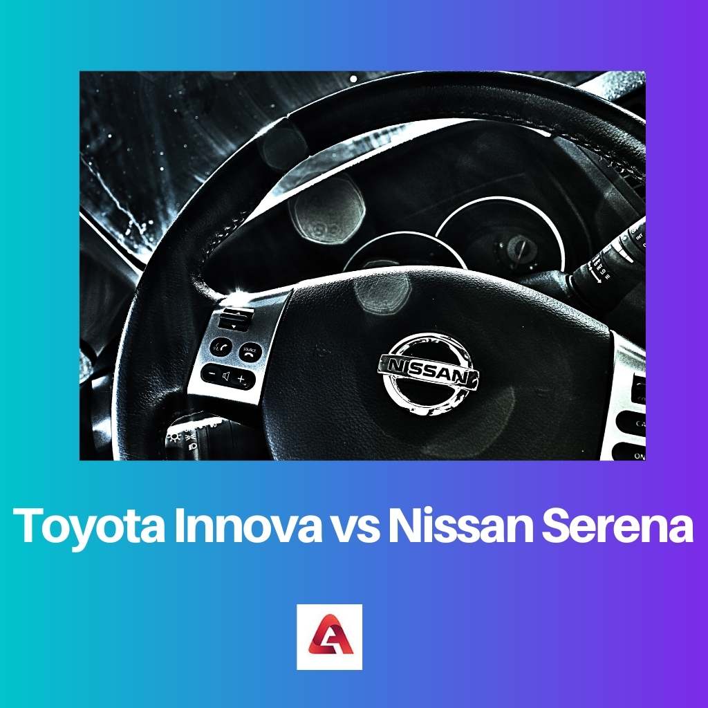 Toyota Innova vs Nissan Serena