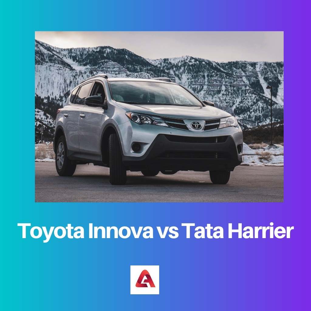 Toyota Innova contre Tata Harrier