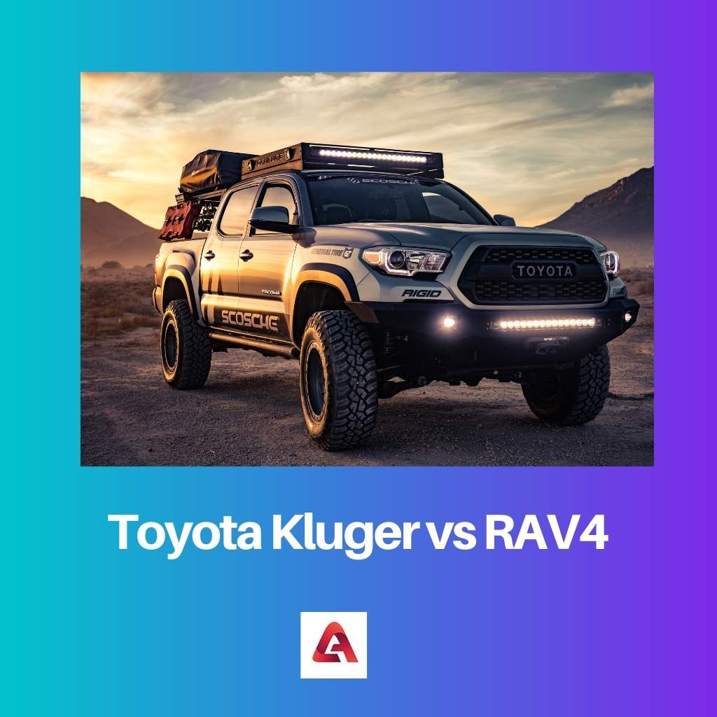 Toyota Kluger frente a RAV4