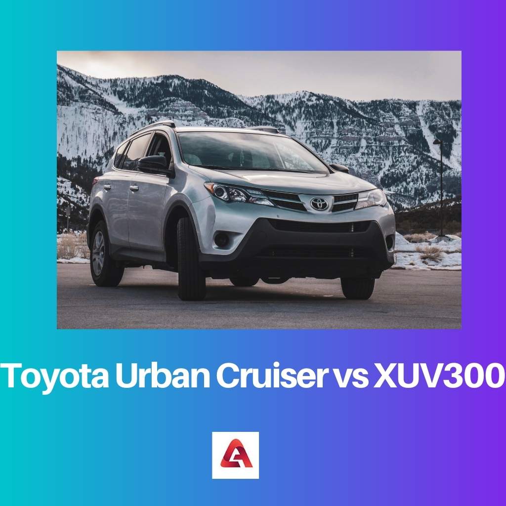 Toyota Urban Cruiser vs XUV300