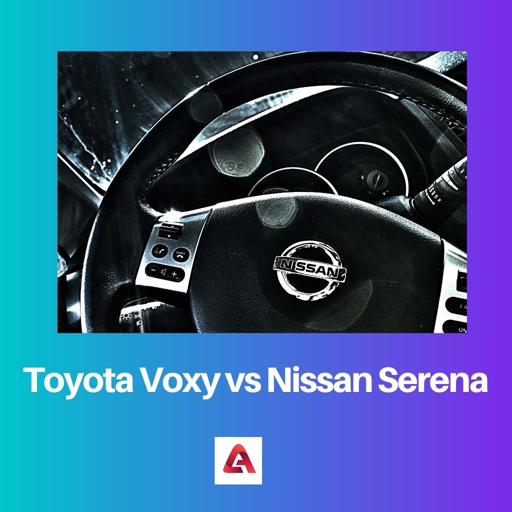 Toyota Voxy versus Nissan Serena