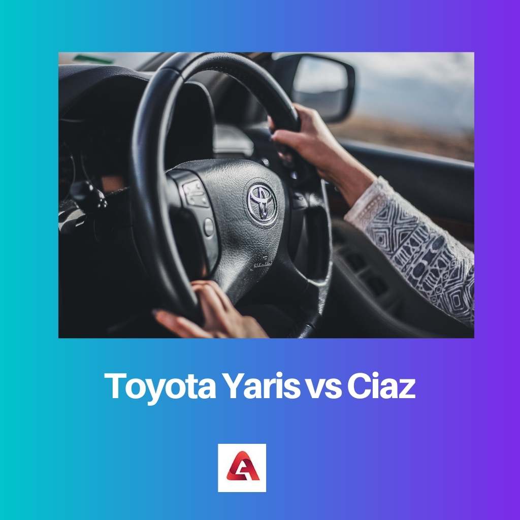 Toyota Yaris vs Ciaz