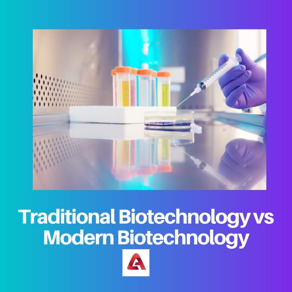 Traditional Biotechnology vs Modern Biotechnology
