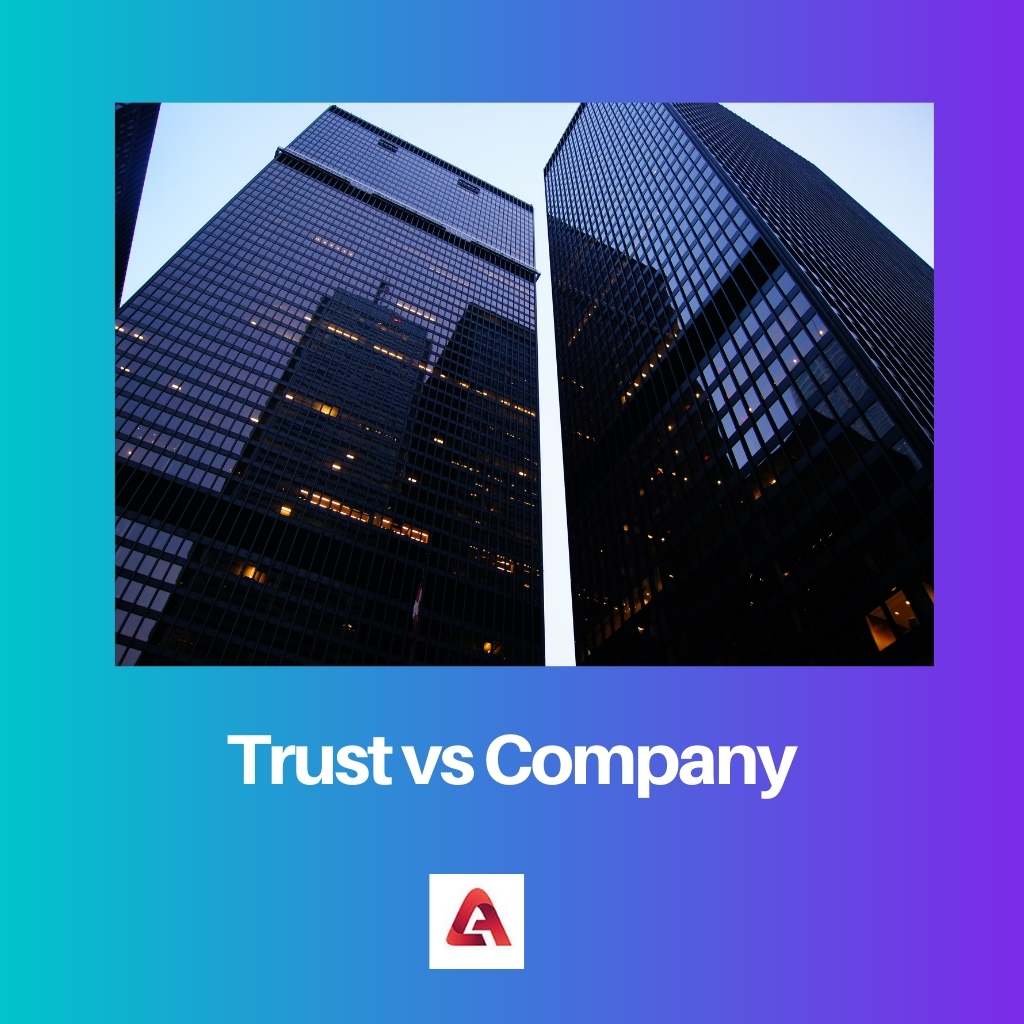 Vertrauen vs. Unternehmen