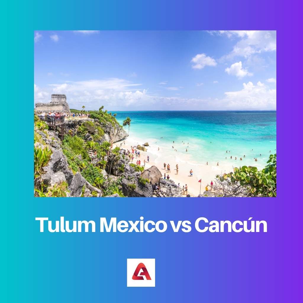 Tulum Mexico tegen Cancún