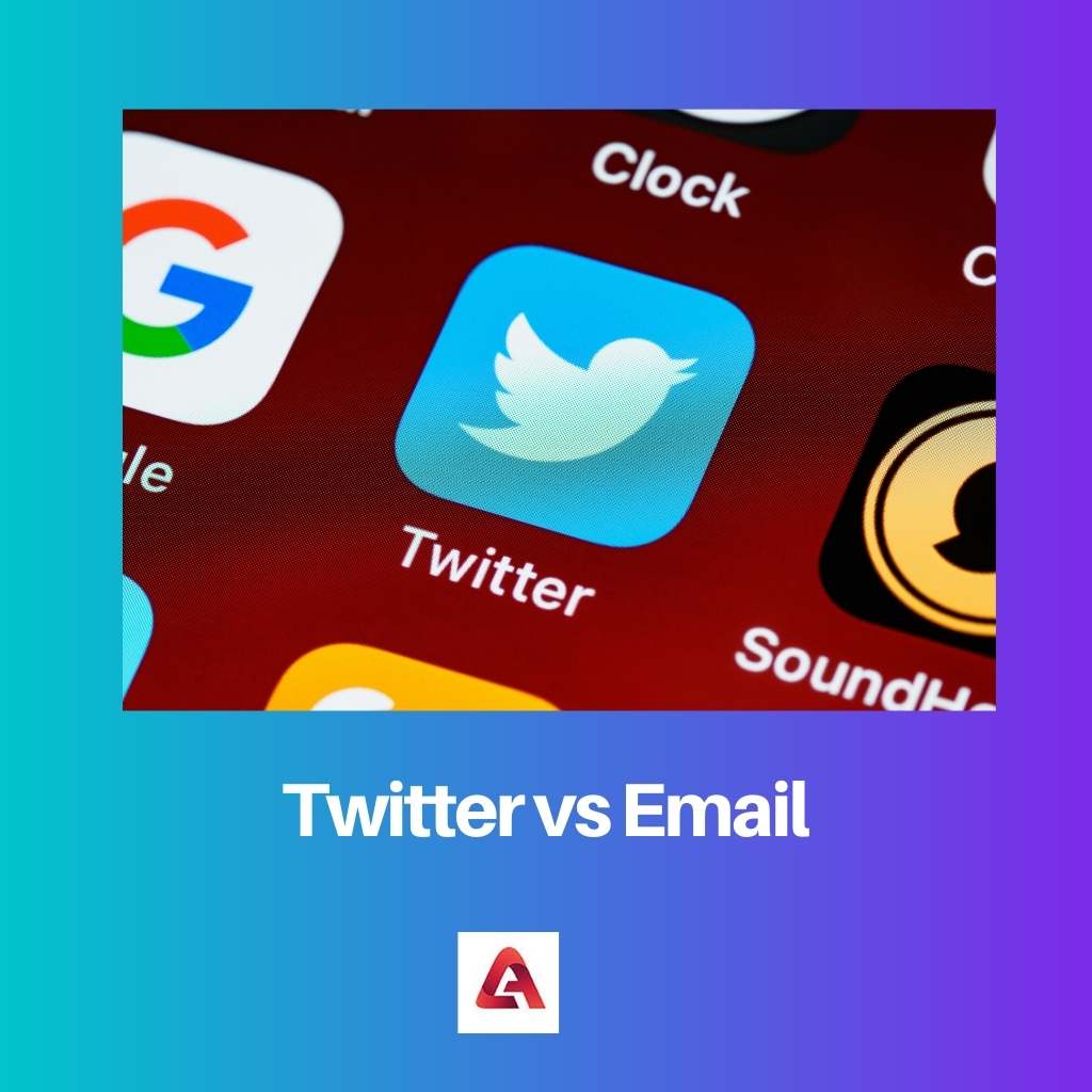 Twitter vs メール