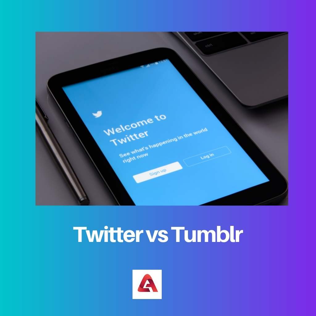 Twitter versus Tumblr