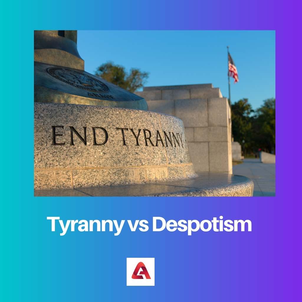 Tyranie vs despotismus