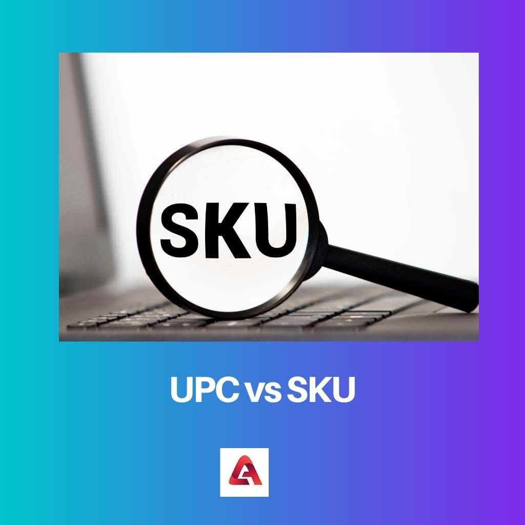 UPC versus SKU