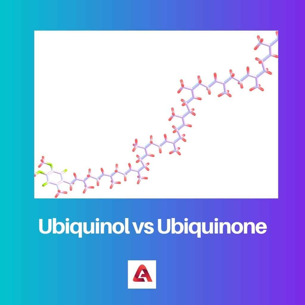 Ubiquinol so với Ubiquinone