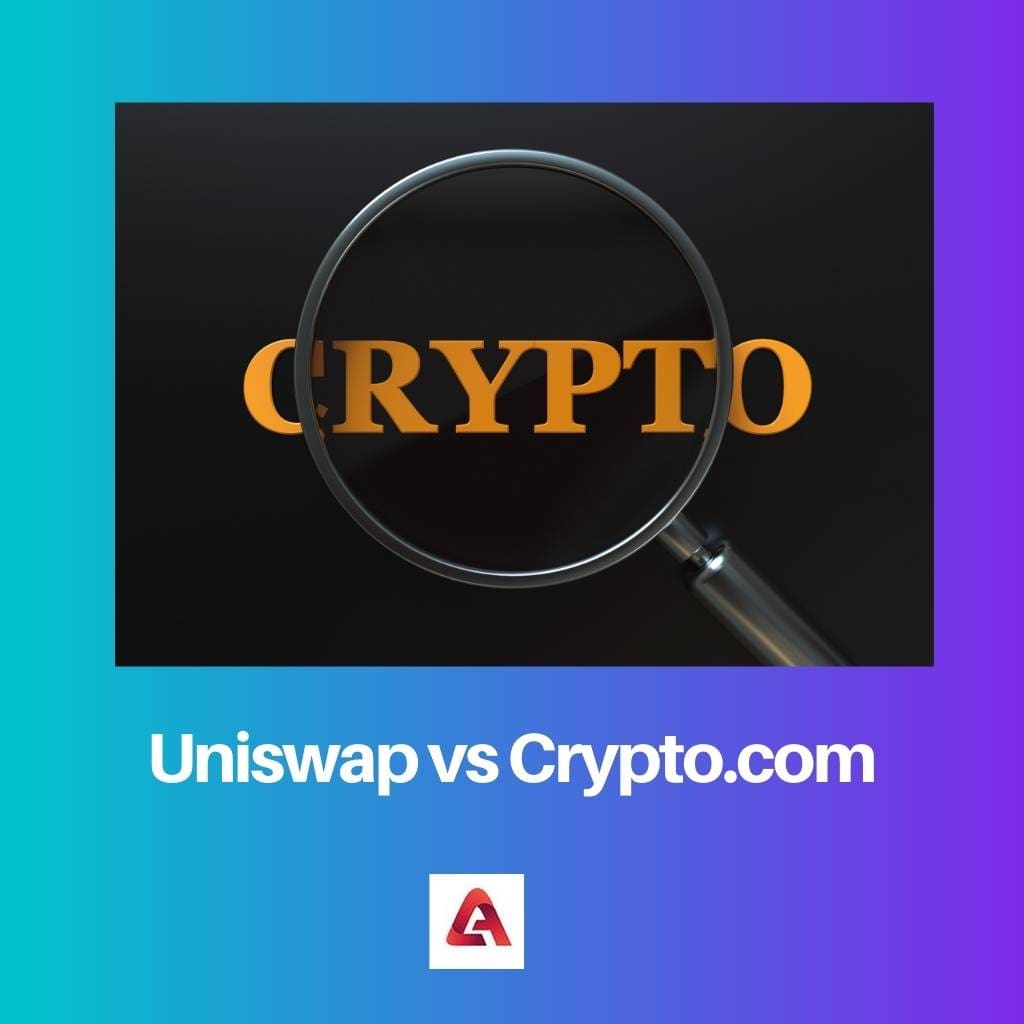 Uniswap frente a Crypto.com