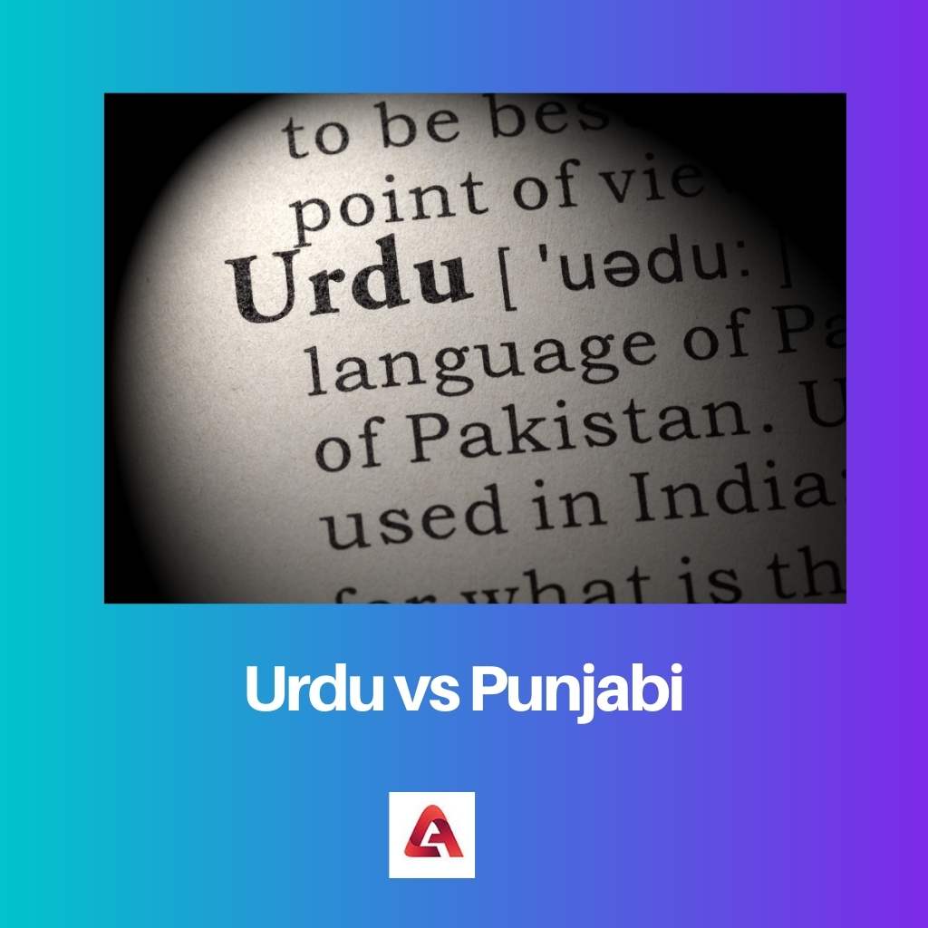 Urdu vs Pandžábština