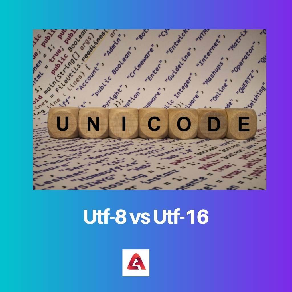 UTF 8 contre UTF 16