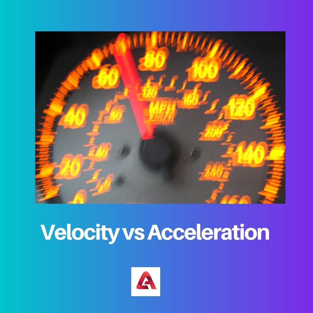 Velocity vs Acceleration
