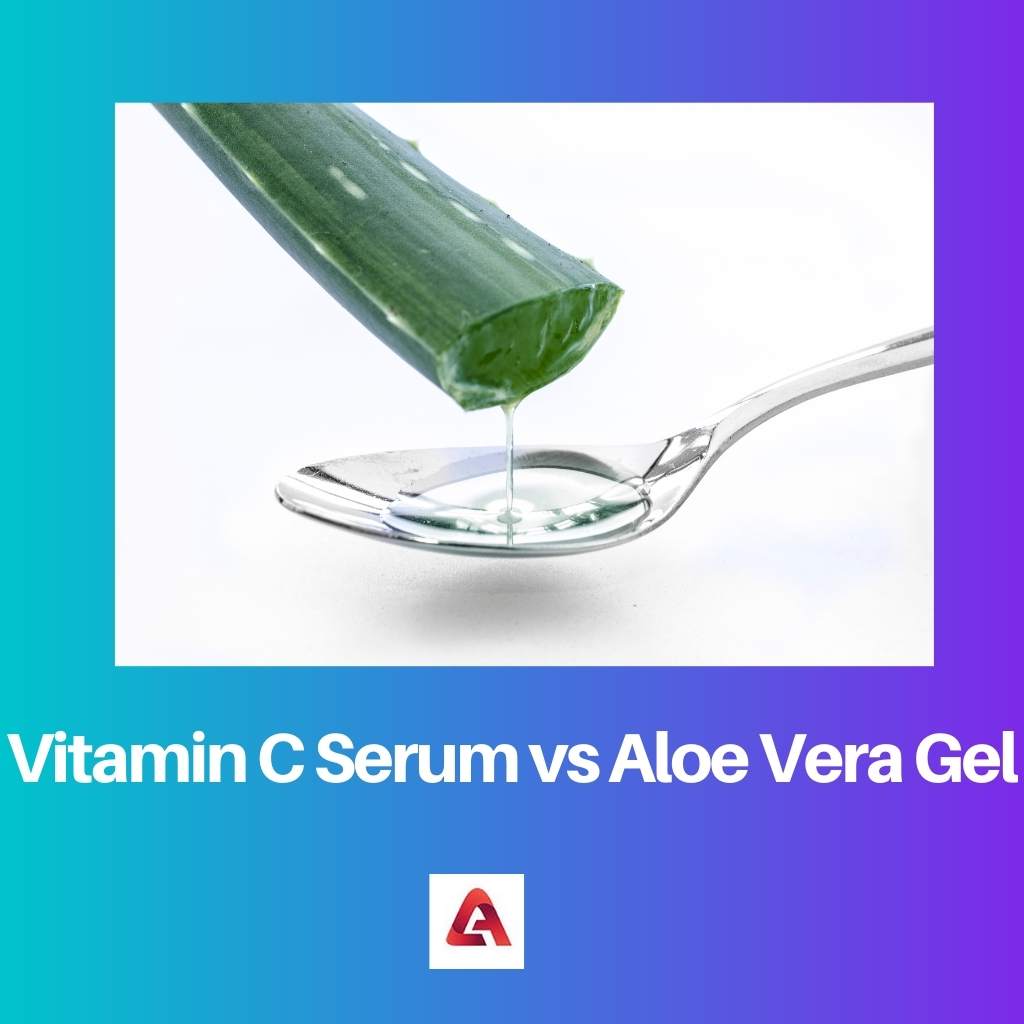 C-vitamiini seerum vs Aloe Vera geel