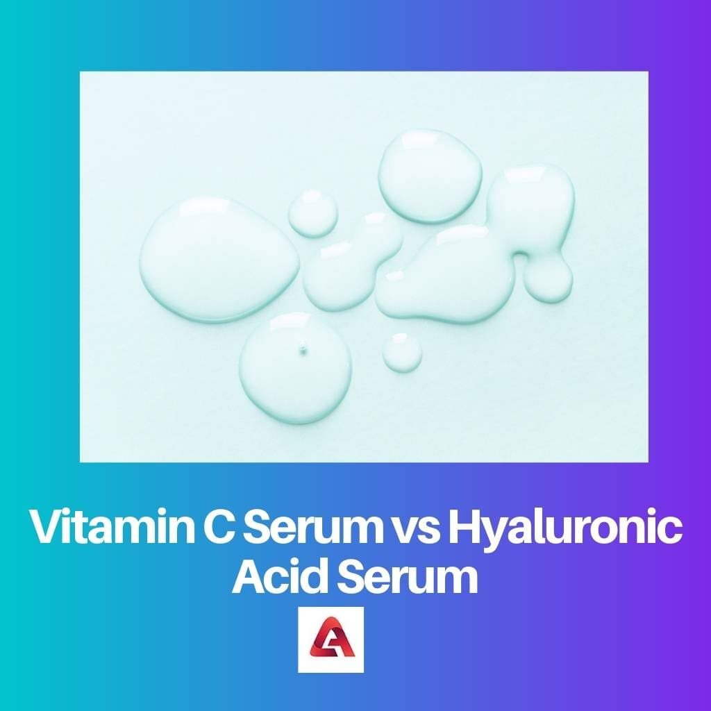 Sérum s vitamínem C vs sérum s kyselinou hyaluronovou