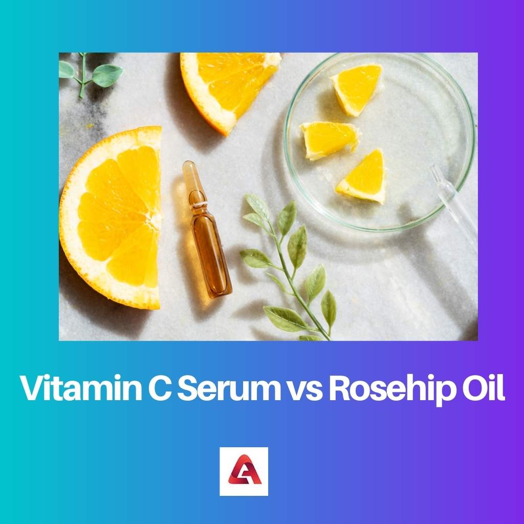 Sérum à la vitamine C vs huile de rose musquée