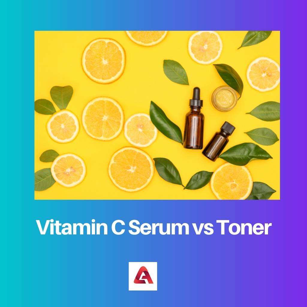 Siero alla vitamina C vs tonico