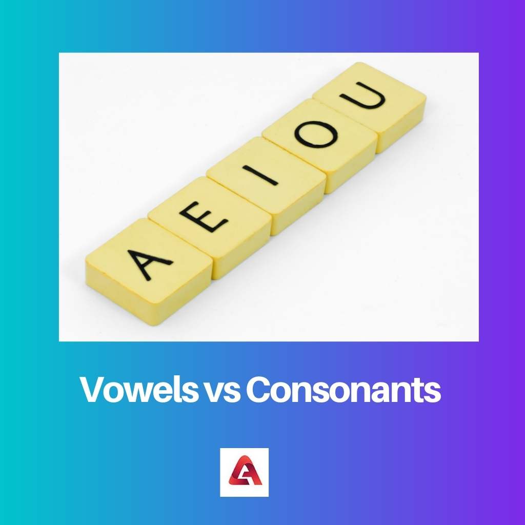 Voyelles vs Consonnes