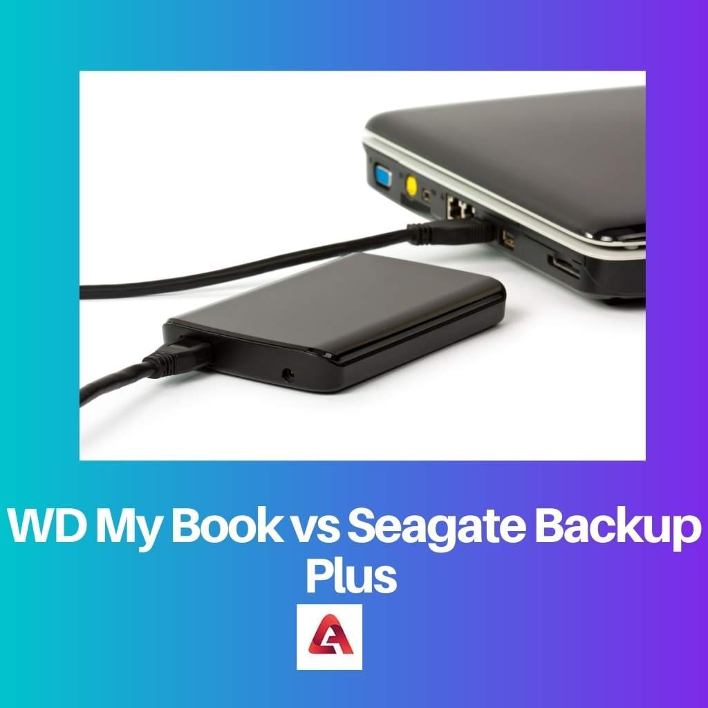 WD My Book frente a Seagate Backup Plus