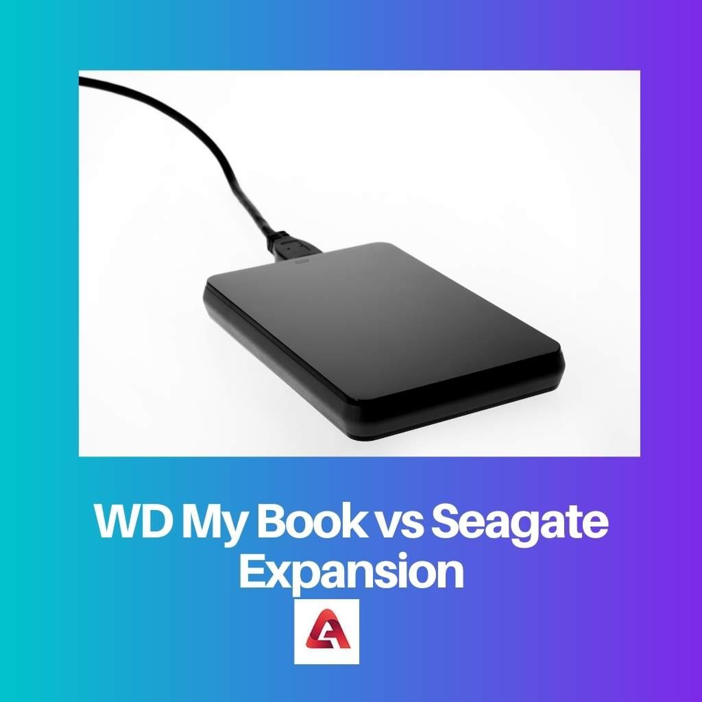 WD My Book contre Seagate