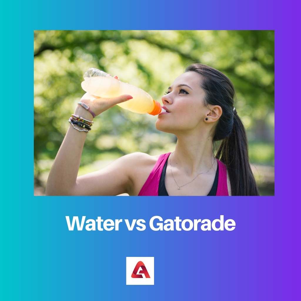 Agua vs Gatorade