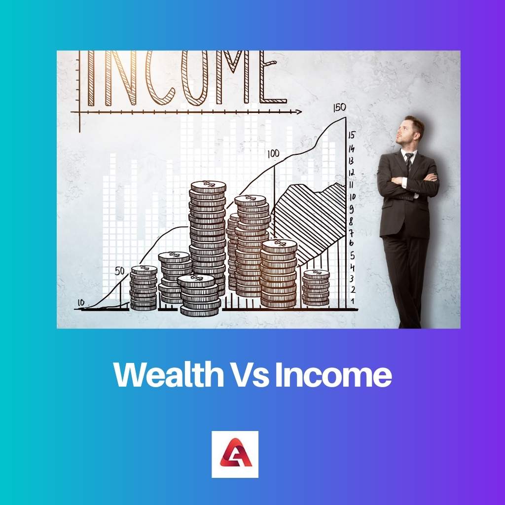 Bohatství vs příjem