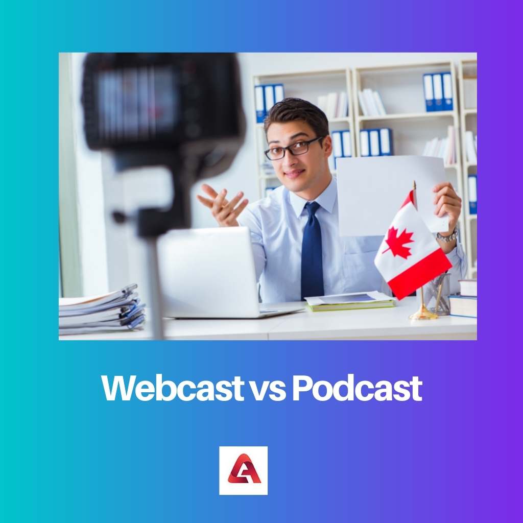 Webcast vs. Podcast 1