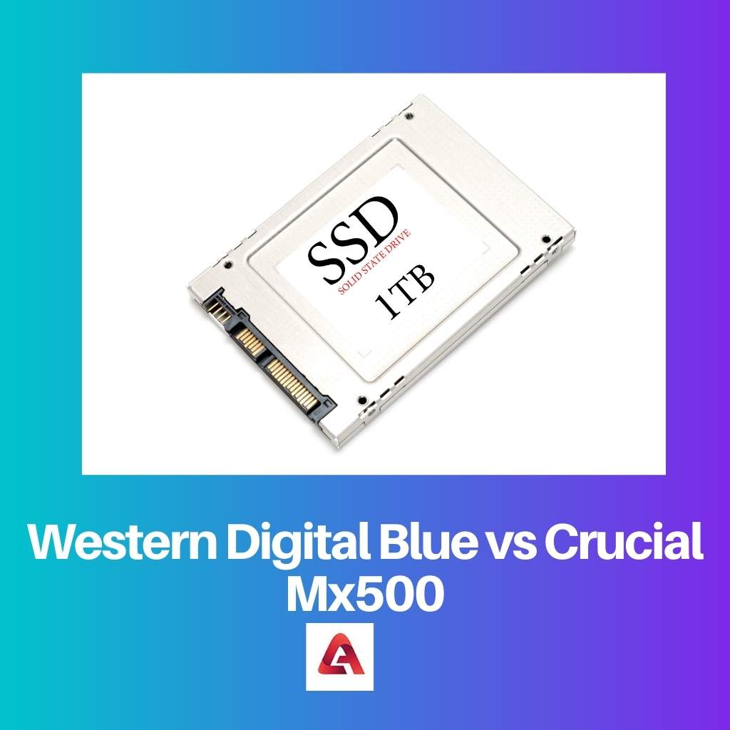 Western Digital Blue contre Crucial
