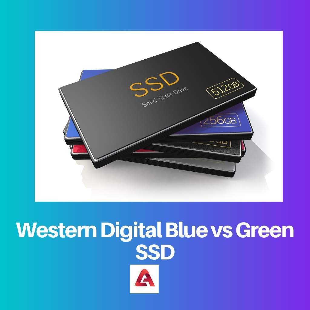 Western Digital Blue против зеленого SSD