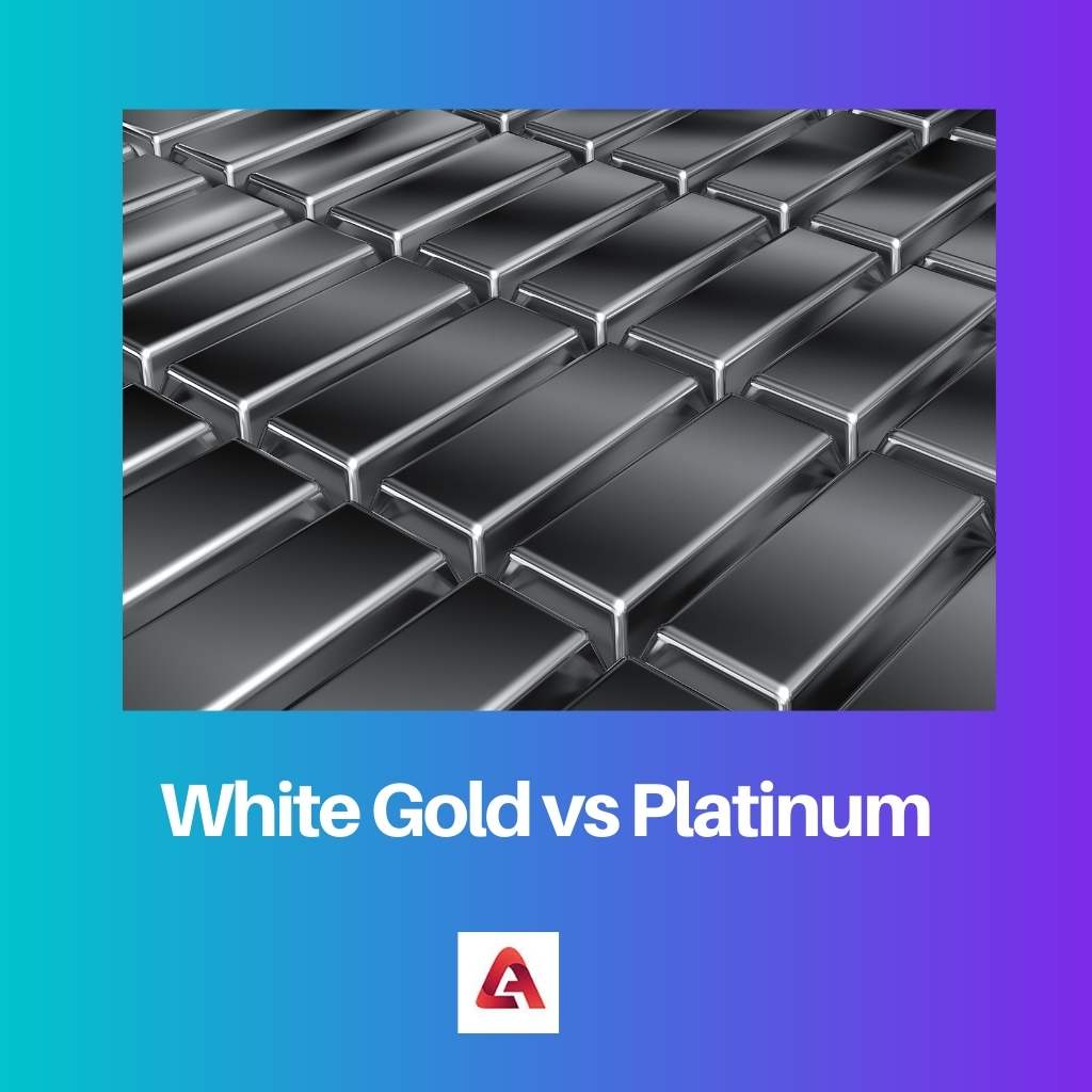 Vàng trắng vs Bạch kim