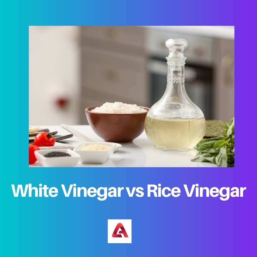Witte azijn versus rijstazijn