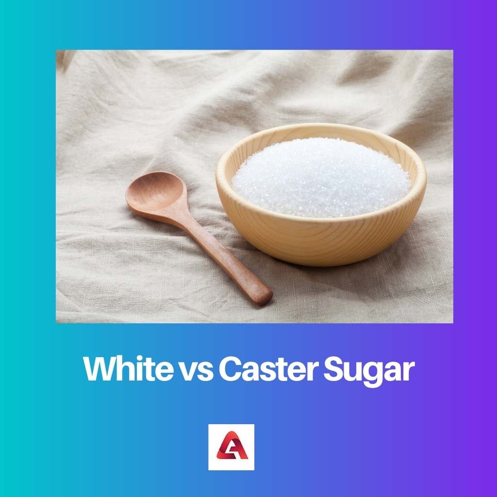 White vs Caster Sugar