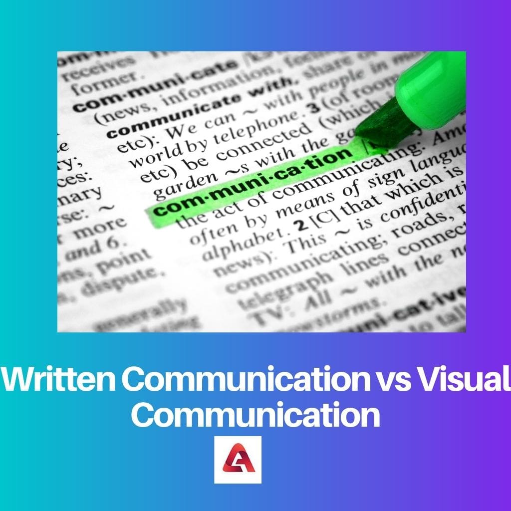 Skriftlig kommunikation vs visuel kommunikation