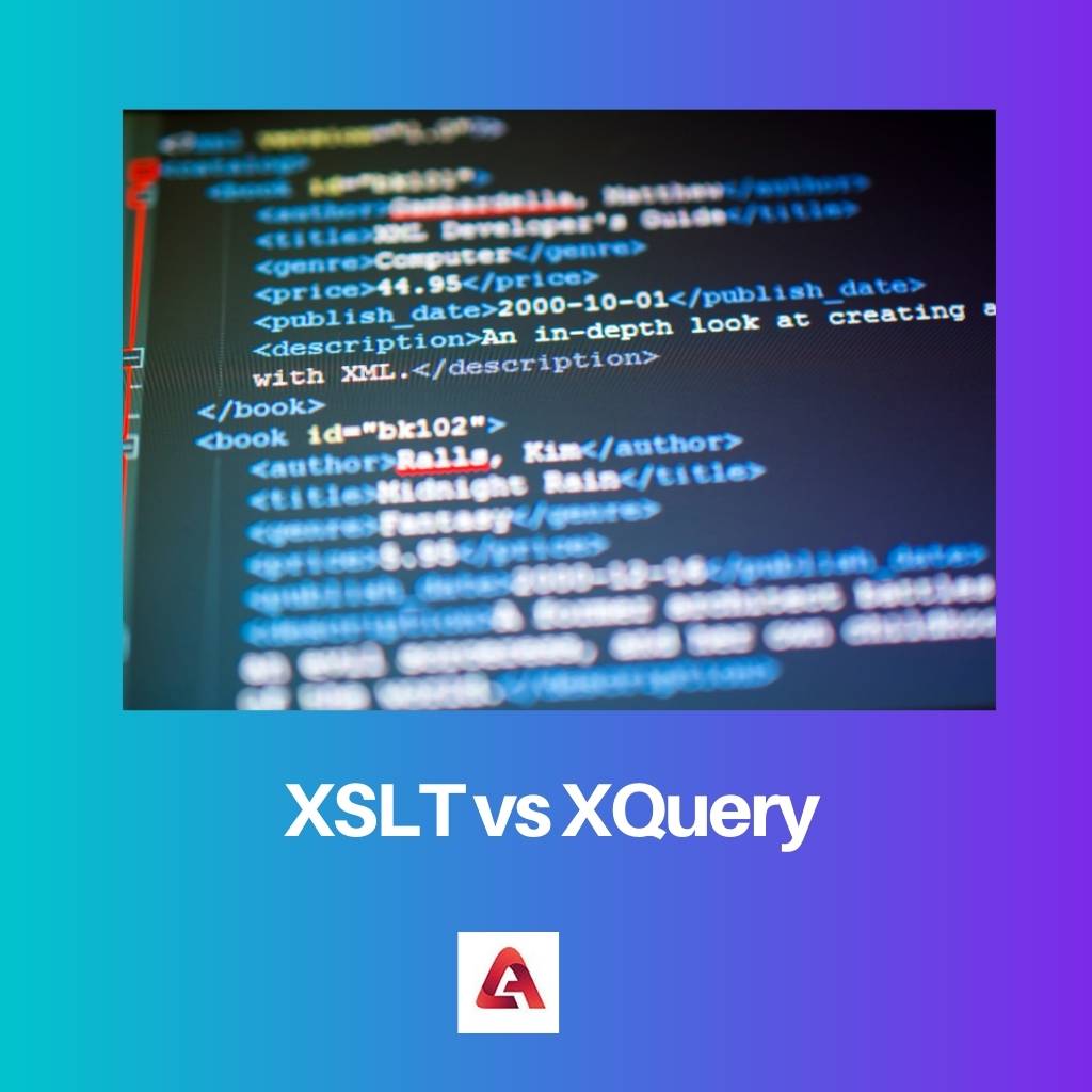 XSLT so với XQuery